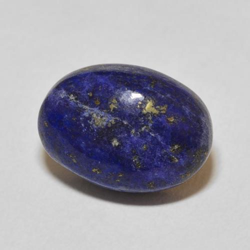 9,17 ctw natürlicher Sehr tiefes Blau Lapislazuli, Oval, Lichtundurchlässig