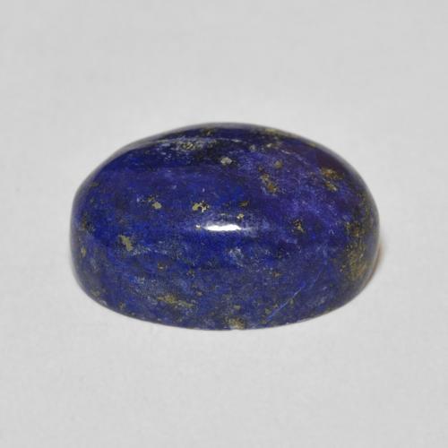 9,17 ctw natürlicher Sehr tiefes Blau Lapislazuli, Oval, Lichtundurchlässig