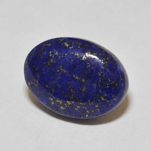 9,17 ctw natürlicher Sehr tiefes Blau Lapislazuli, Oval, Lichtundurchlässig
