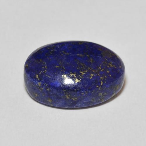 9,17 ctw natürlicher Sehr tiefes Blau Lapislazuli, Oval, Lichtundurchlässig
