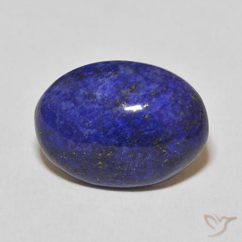 9,50 ctw natürlicher blauer Lapislazuli, Oval Schliff, Lichtundurchlässig
