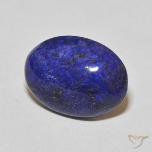 9,50 ctw natürlicher blauer Lapislazuli, Oval Schliff, Lichtundurchlässig