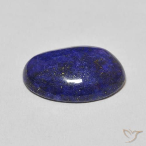 9,50 ctw natürlicher blauer Lapislazuli, Oval Schliff, Lichtundurchlässig