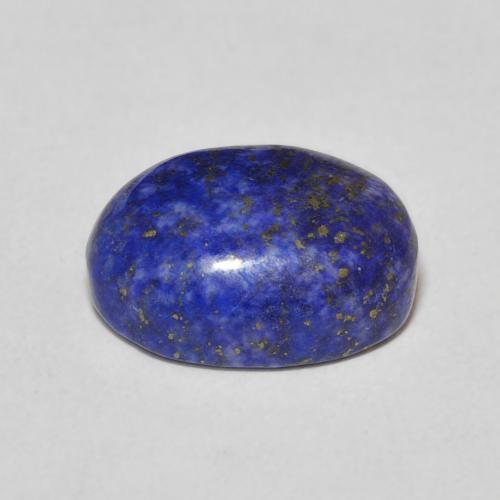 9,17 ctw natürlicher Tiefes ägyptisches Blau Lapislazuli, Oval, Lichtundurchlässig