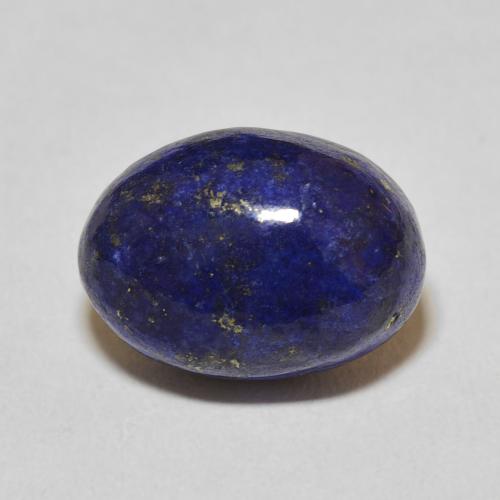 10.28ct Natürlicher dunkelblau Lapislazuli, Oval, Lichtundurchlässig