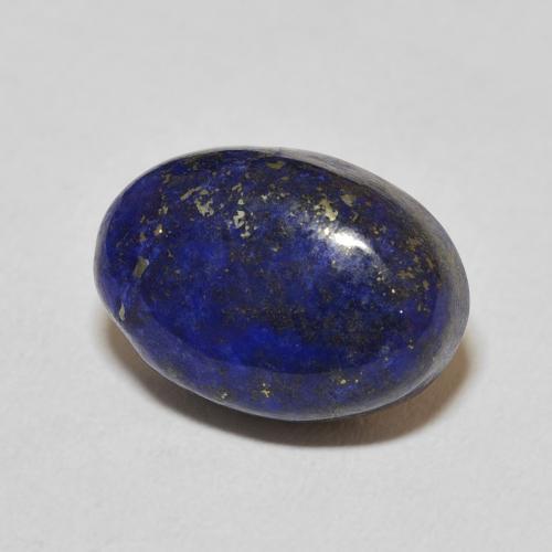 9,17 ctw natürlicher Sehr tiefes Blau Lapislazuli, Oval, Lichtundurchlässig
