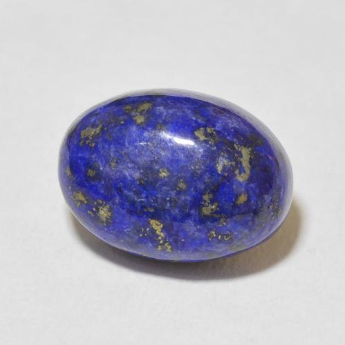 9,17 ctw natürlicher Tiefes ägyptisches Blau Lapislazuli, Oval, Lichtundurchlässig