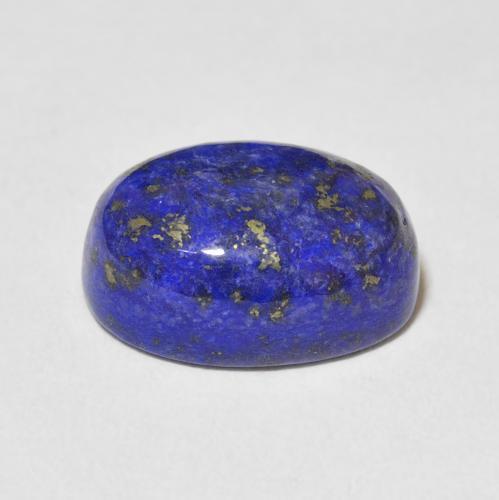 9,17 ctw natürlicher Tiefes ägyptisches Blau Lapislazuli, Oval, Lichtundurchlässig