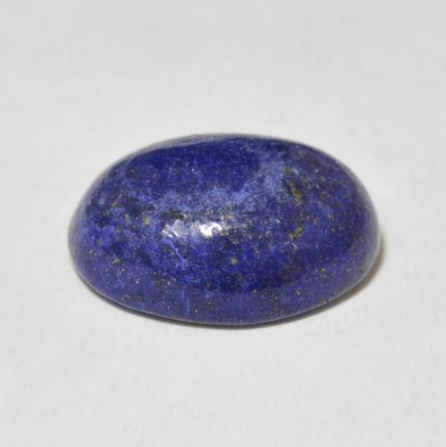 9,17 ctw natürlicher Tiefes ägyptisches Blau Lapislazuli, Oval, Lichtundurchlässig