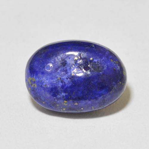 6.19ct Natürlicher dunkelblau Lapislazuli, Oval, Lichtundurchlässig