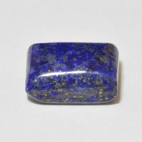 9,17 ctw natürlicher tiefblau Lapislazuli, Baguette, Lichtundurchlässig
