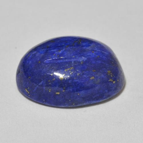 9,17 ctw natürlicher dunkelblau Lapislazuli, Oval, Lichtundurchlässig