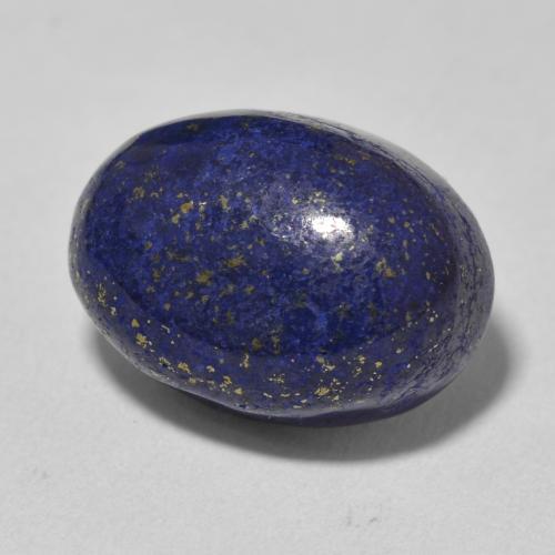 9,17 ctw natürlicher Sehr tiefes Blau Lapislazuli, Oval, Lichtundurchlässig