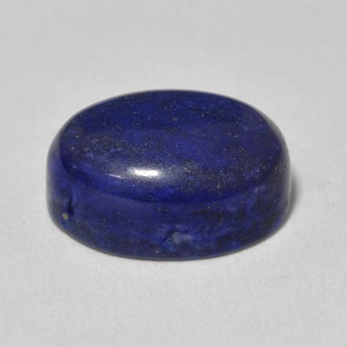 9,17 ctw natürlicher Sehr tiefes Blau Lapislazuli, Oval, Lichtundurchlässig