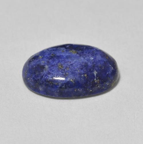 9,17 ctw natürlicher Tiefes ägyptisches Blau Lapislazuli, Oval, Lichtundurchlässig