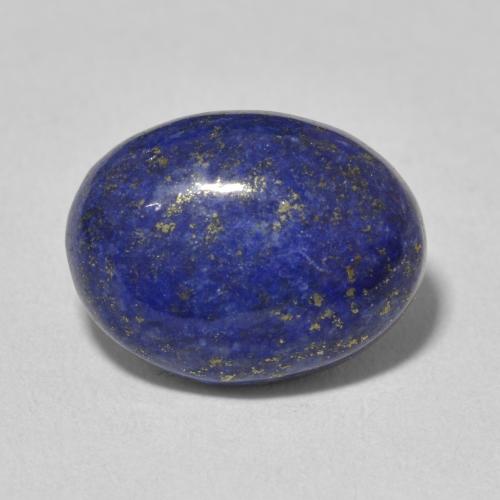 7.20ct Natürlicher Tiefes ägyptisches Blau Lapislazuli, Oval, Lichtundurchlässig