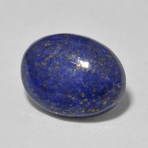 9,17 ctw natürlicher Tiefes ägyptisches Blau Lapislazuli, Oval, Lichtundurchlässig