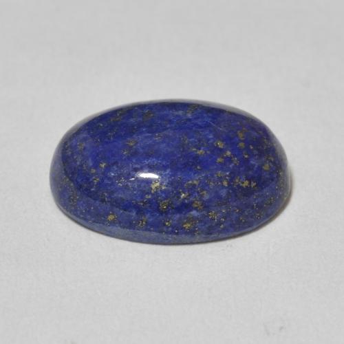 9,17 ctw natürlicher Tiefes ägyptisches Blau Lapislazuli, Oval, Lichtundurchlässig