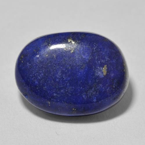 14.32ct Natürlicher tiefblau Lapislazuli, Oval, Lichtundurchlässig