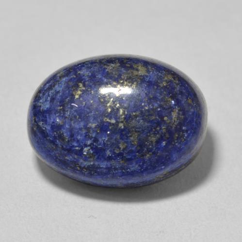 11.28ct Natürlicher Navy blau Lapislazuli, Oval, Lichtundurchlässig