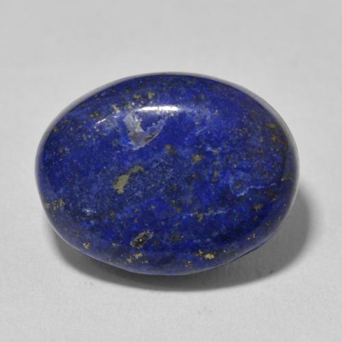 15.53ct Natürlicher Navy blau Lapislazuli, Oval, Lichtundurchlässig