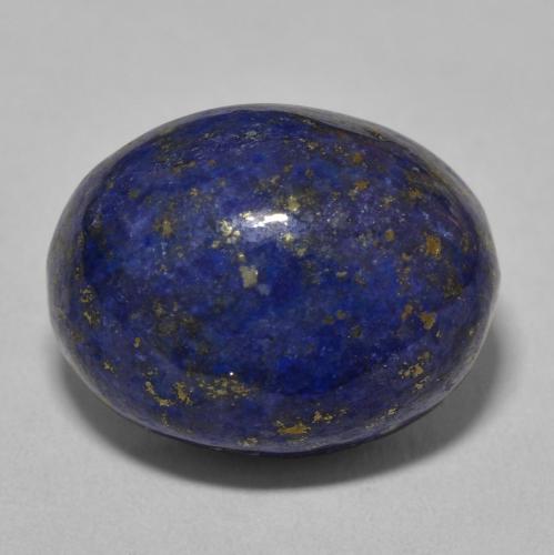 18.38ct Natürlicher dunkelblau Lapislazuli, Oval, Lichtundurchlässig