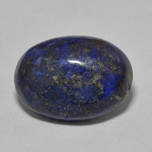 12.73ct Natürlicher dunkelblau Lapislazuli, Oval, Lichtundurchlässig