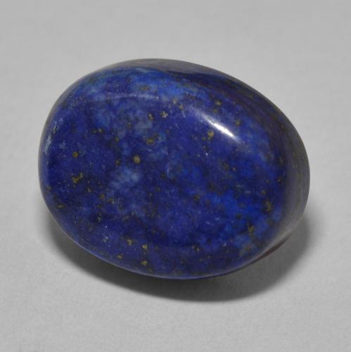 9,17 ctw natürlicher Sehr tiefes Blau Lapislazuli, Oval, Lichtundurchlässig