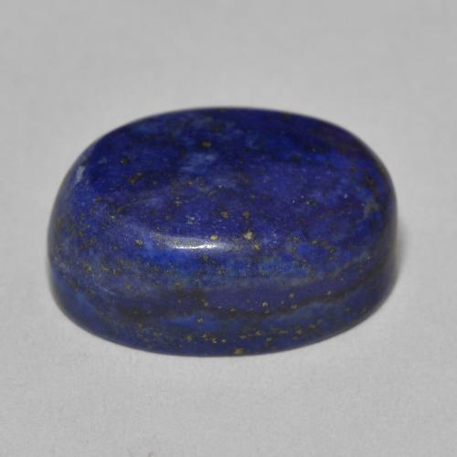 9,17 ctw natürlicher Sehr tiefes Blau Lapislazuli, Oval, Lichtundurchlässig