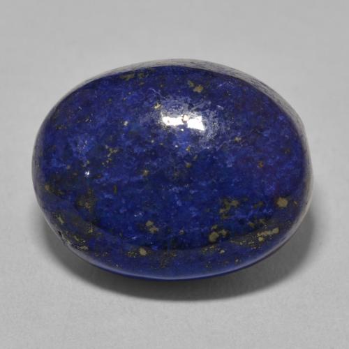 17.71ct Natürlicher dunkelblau Lapislazuli, Oval, Lichtundurchlässig