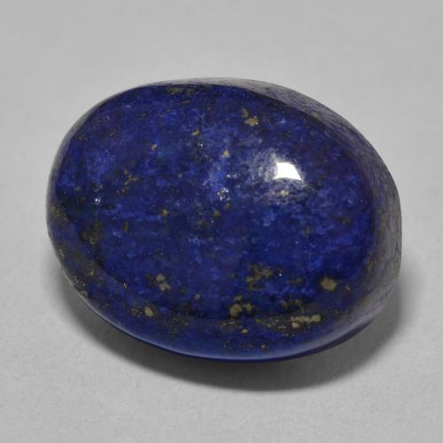 9,17 ctw natürlicher dunkelblau Lapislazuli, Oval, Lichtundurchlässig