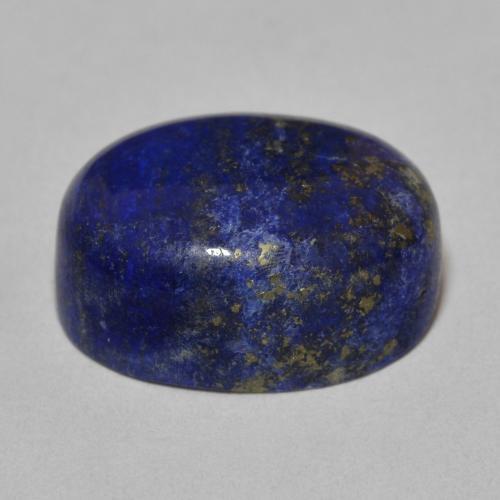 9,17 ctw natürlicher dunkelblau Lapislazuli, Oval, Lichtundurchlässig