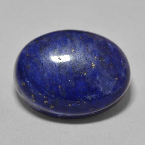 13.60ct Natürlicher Sehr tiefes Blau Lapislazuli, Oval, Lichtundurchlässig