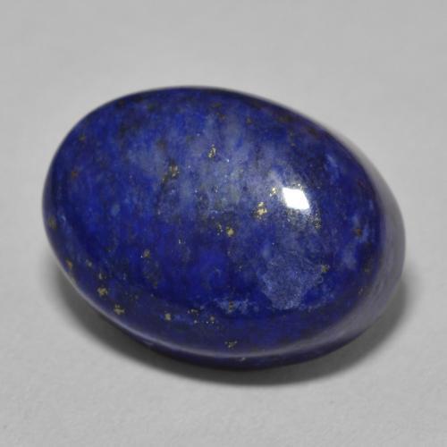 9,17 ctw natürlicher Sehr tiefes Blau Lapislazuli, Oval, Lichtundurchlässig
