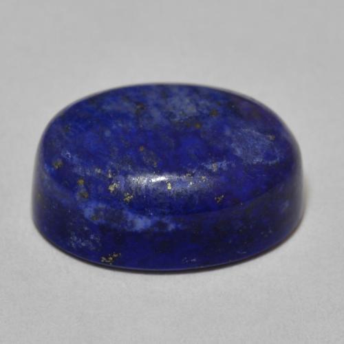 9,17 ctw natürlicher Sehr tiefes Blau Lapislazuli, Oval, Lichtundurchlässig