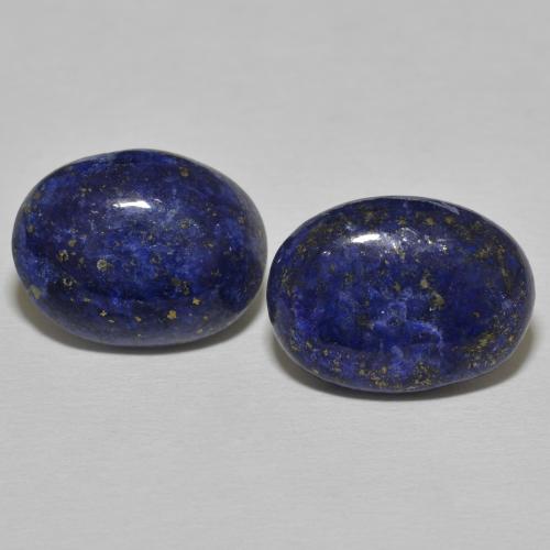 19.30ctw Natürlicher dunkelblau Lapislazuli, Oval, Lichtundurchlässig