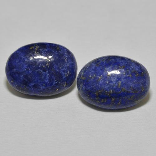 19.20ctw Natürlicher dunkelblau Lapislazuli, Oval, Lichtundurchlässig