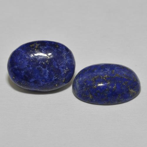 19.20 ct natürliche dunkelblau Lapislazuli-Edelsteine, Oval, Lichtundurchlässig