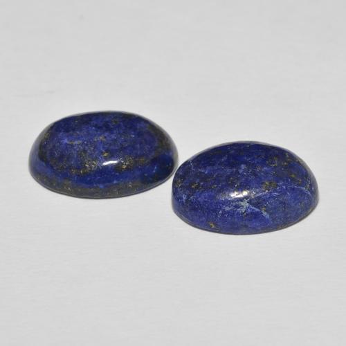 16.23 ct natürliche Elektrisches Blau Lapislazuli-Edelsteine, Oval, Lichtundurchlässig