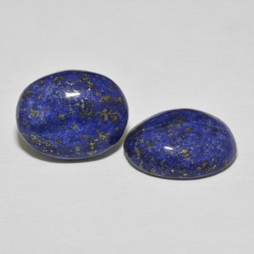 23.26 ct natürliche dunkelblau Lapislazuli-Edelsteine, Oval, Lichtundurchlässig