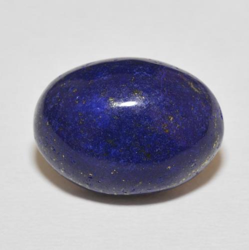 12.58ct Natürlicher Sehr tiefes Blau Lapislazuli, Oval, Lichtundurchlässig