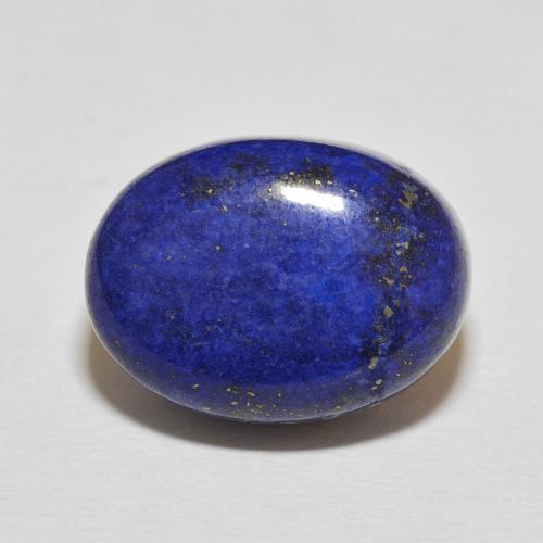 16.27ct Natürlicher Navy blau Lapislazuli, Oval, Lichtundurchlässig