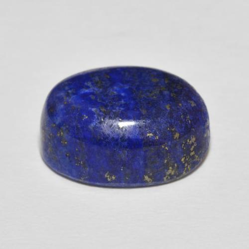 9,17 ctw natürlicher dunkelblau Lapislazuli, Oval, Lichtundurchlässig