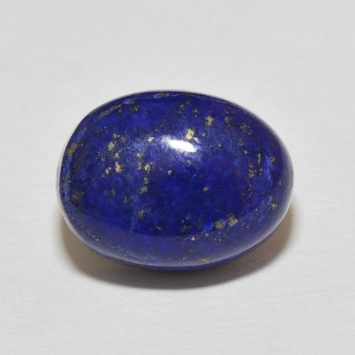 11.48ct Natürlicher dunkelblau Lapislazuli, Oval, Lichtundurchlässig