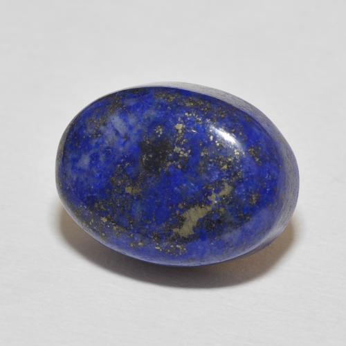 9,17 ctw natürlicher Sehr tiefes Blau Lapislazuli, Oval, Lichtundurchlässig