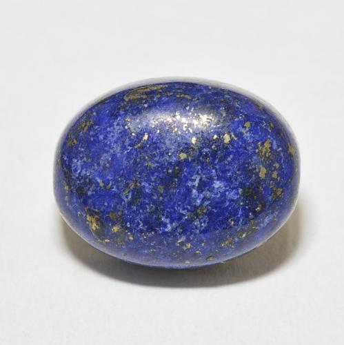 9,17 ctw natürlicher Tiefes ägyptisches Blau Lapislazuli, Oval, Lichtundurchlässig