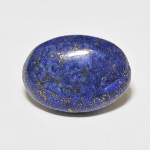 10.28ct Natürlicher Navy blau Lapislazuli, Oval, Lichtundurchlässig