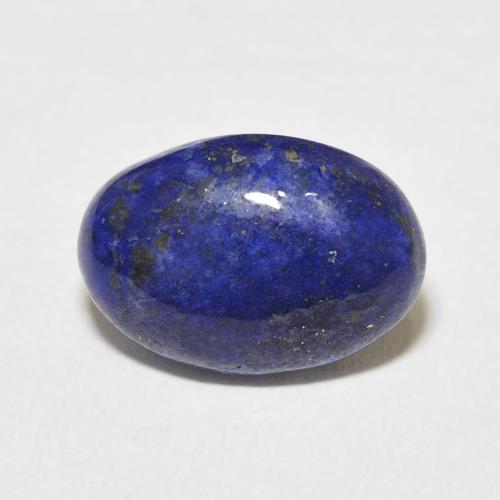 5.00ct Natürlicher dunkelblau Lapislazuli, Oval, Lichtundurchlässig