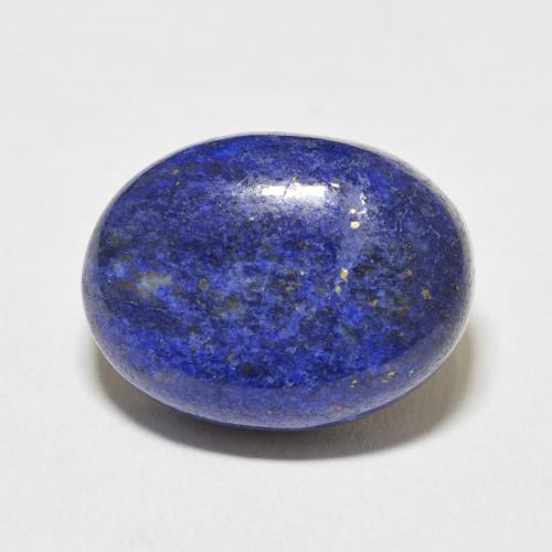 17.44ct Natürlicher dunkelblau Lapislazuli, Oval, Lichtundurchlässig