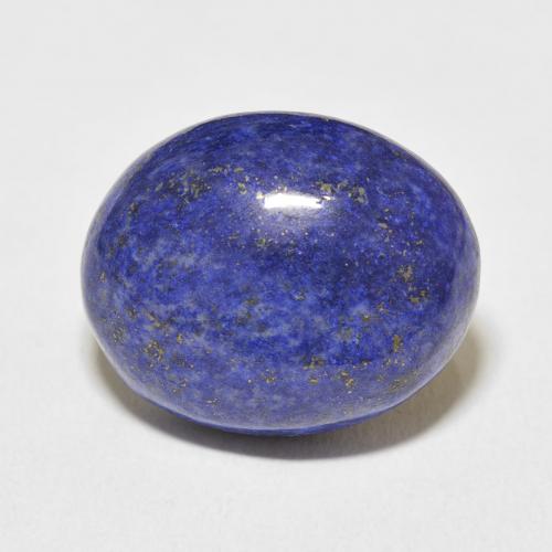 15.26ct Natürlicher Tiefes ägyptisches Blau Lapislazuli, Oval, Lichtundurchlässig